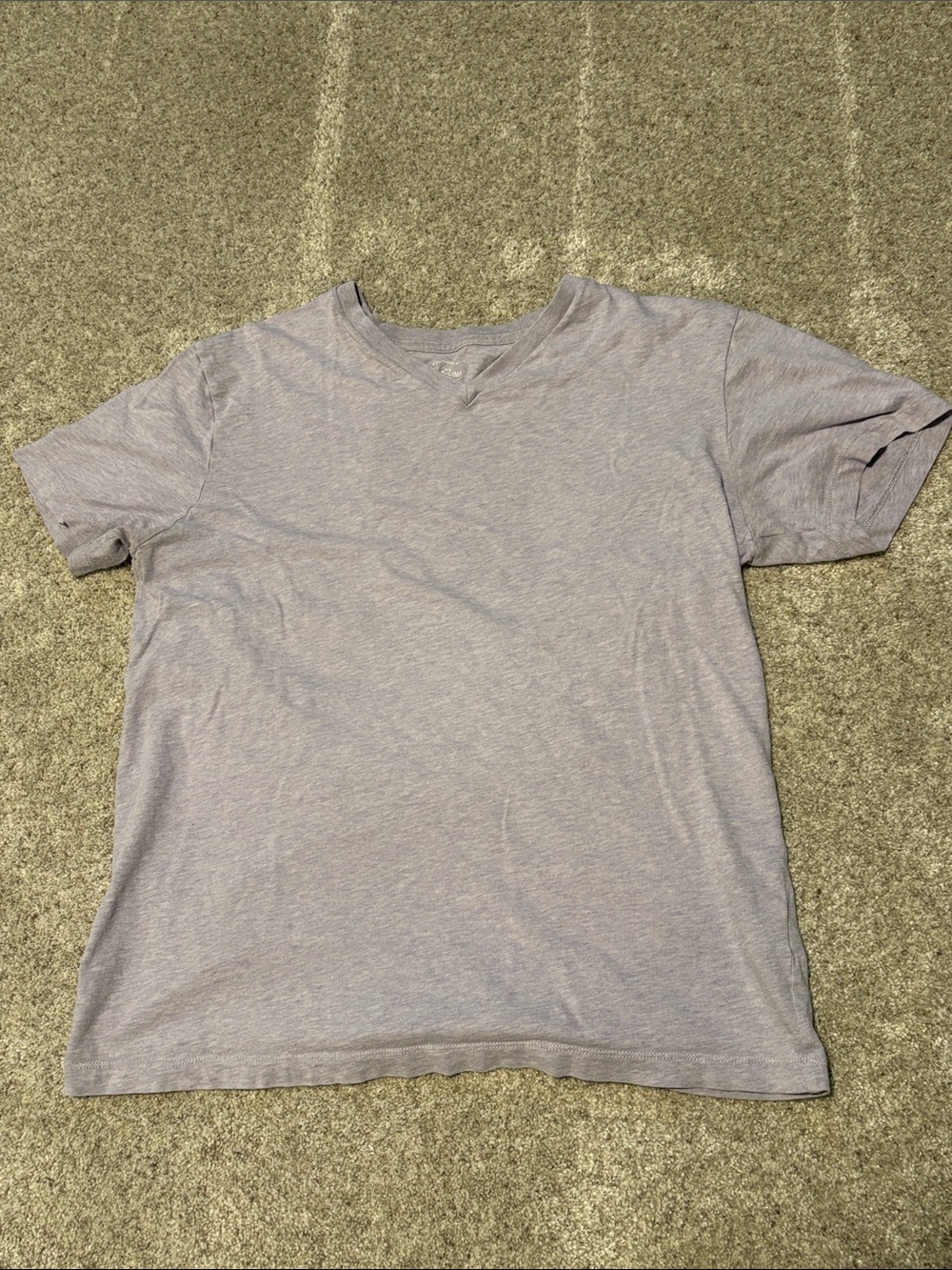 J.Crew Men’s V-Neck Tee in Lavender